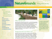 Tablet Screenshot of naturegrounds.org